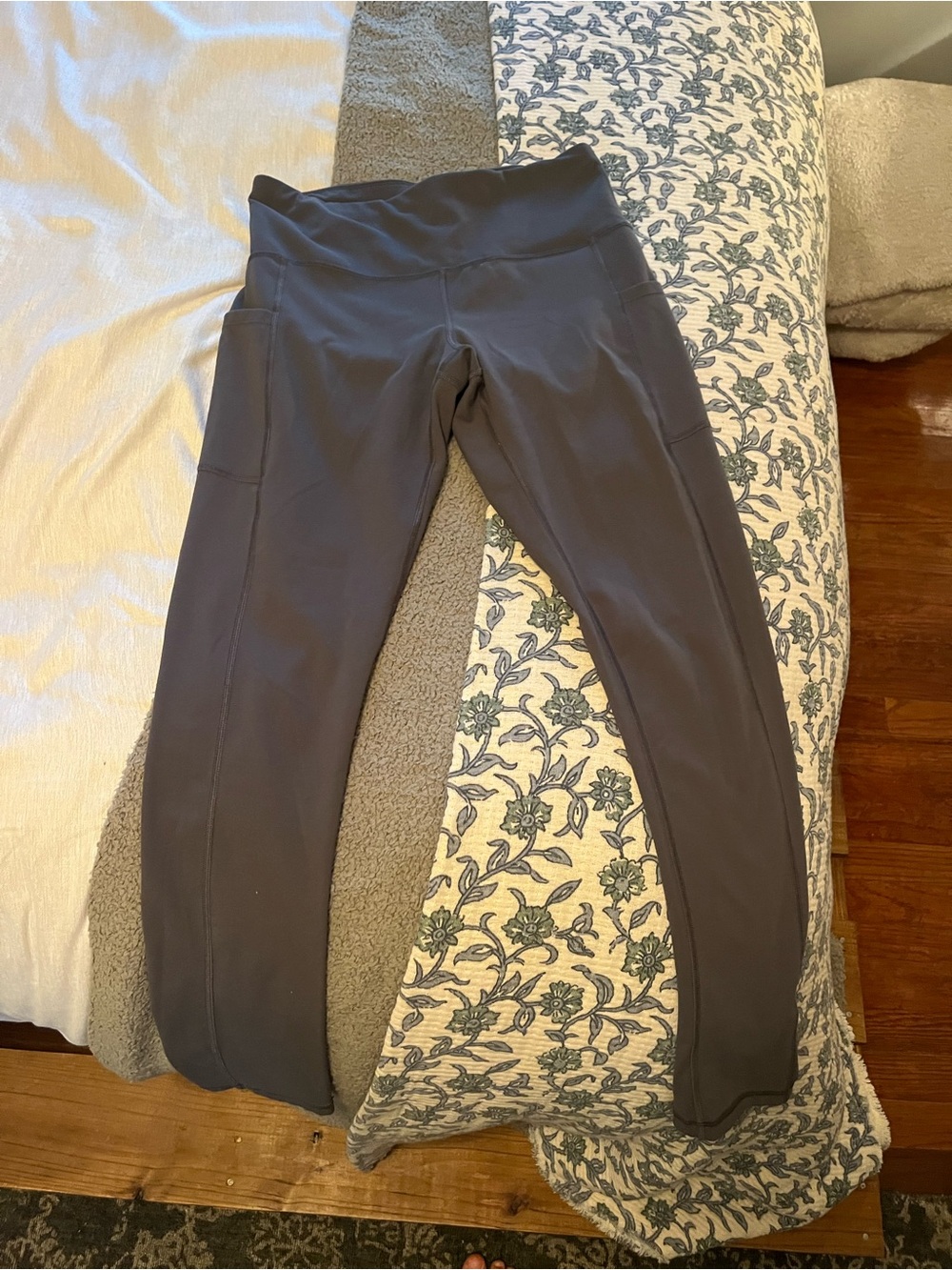 Charcoal Gray High-Waist Active Leggings